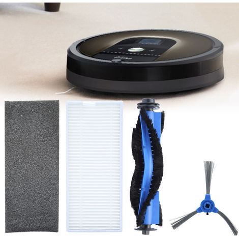 Zubehörset für Eufy 11S/15T Saugroboter: 1 Hauptbürste, 4 Seitenbürsten, 4 ABS-Filter