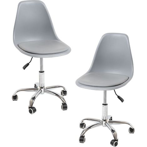 Packs Sillas - Pack 2 Sillas Dami Office - Gris claro (1/5)