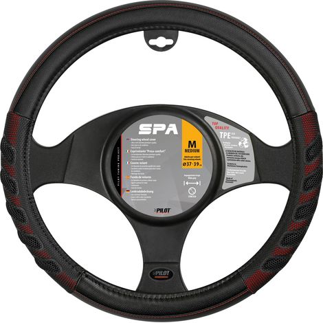 Spa, coprivolante in Skeentex - M - Ø 37/39 cm - Rosso (1/2)