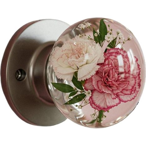 Poignée De Porte Intérieure Serrure Vintage Décorative Pour Porte D' Bouton De Porte Lisse Pour Chambre, Décoration Artistique Robust Pour Salle De Bain Appartement Chambre (1/5)