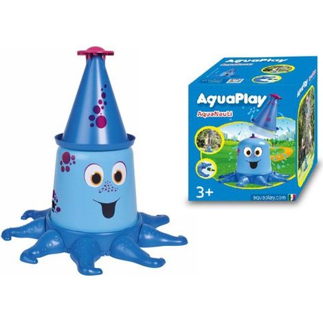 Smoby - AquaPlay - Pulpo Rociador - Chorro de agua hasta 4 metros de altura - A partir de 3 años