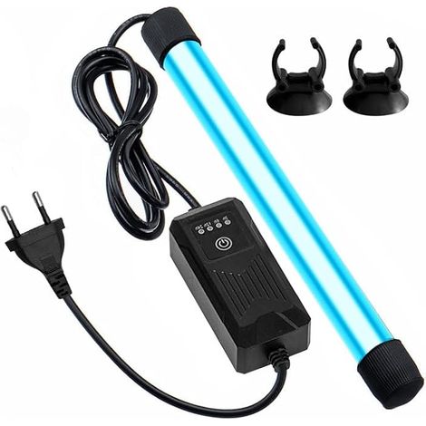 Lampe Stérilisateur UV, 13 W 220 V UV Aquarium Stérilisateur Lampe, Lumière UV D'aquarium, Stérilisateur UV pour La Maison pour Aquarium Eau Désinfection Nettoyage (1/5)