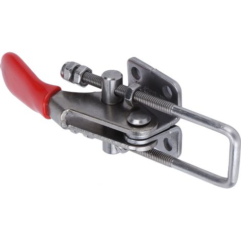 Pince de porte à verrouillage rapide en acier inoxydable JY GH 40323SS (1/5)