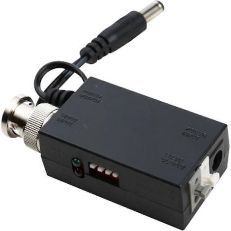 Émetteur vidéo actif UTP 1 canal DC12V, balun BNC pour système DVR de caméra de vidéosurveillance (1/5)