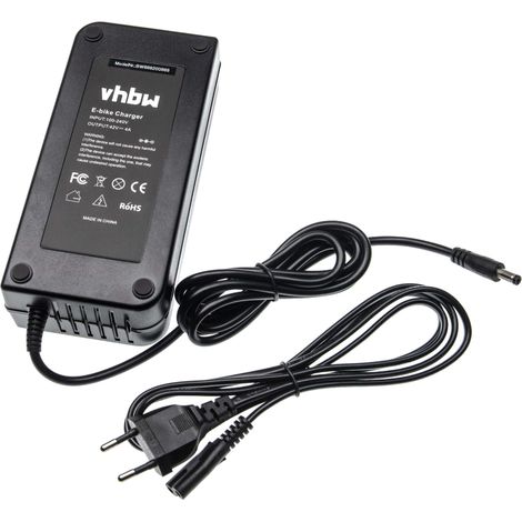 vhbw caricabatterie compatibile con Aldi batterie, e-bike - Per batterie con attacco rotondo