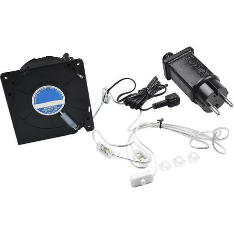 Ersatzmotor für 12V 1,0A Gebläse mit 3 Lichtern für aufblasbare Dekorationen im Innen- und Außenbereich (Airblow EU) (1/5)