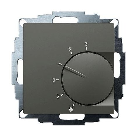 Termostato empotrado Eberle UTE 1002 antracita 55 mm