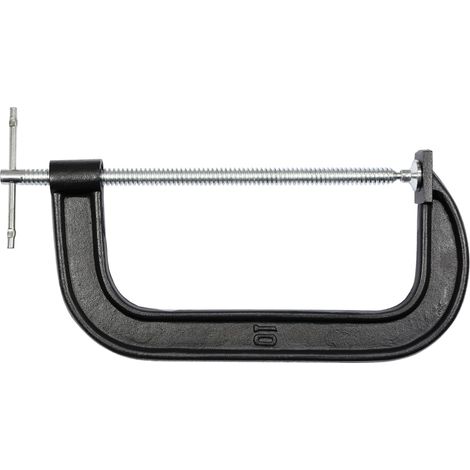 Schraubzwinge C-Typ 10" aus Sphäroguss