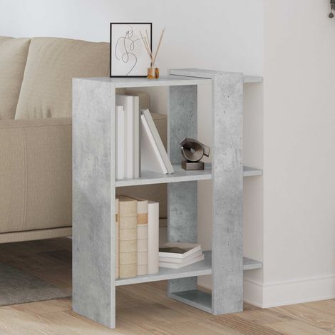 Bücherregal Beton Grau 52 x 25 x 71,5 cm Holzwerkstoff