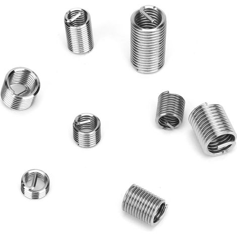 Boîte de 110 inserts à vis en acier inoxydable 304 M6-M8-1D-3D (1/5)