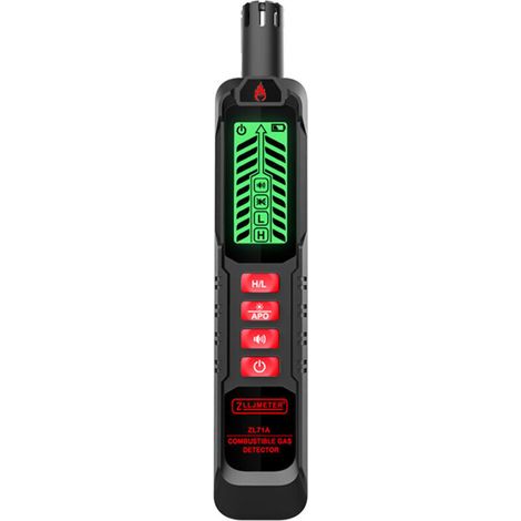Détecteur portable fuites gaz combustibles, testeur fuites gaz naturel, analyseur concentration gaz portable, testeur gaz avec alarme sonore et lumineuse,de DEBUNS