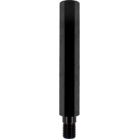 Gt Market – Rallonge 25 cm pour couronne diamant – Acier noir – Raccord femelle 1 1/4” pour carotteuse – Longueur utile 25 cm (1/3)
