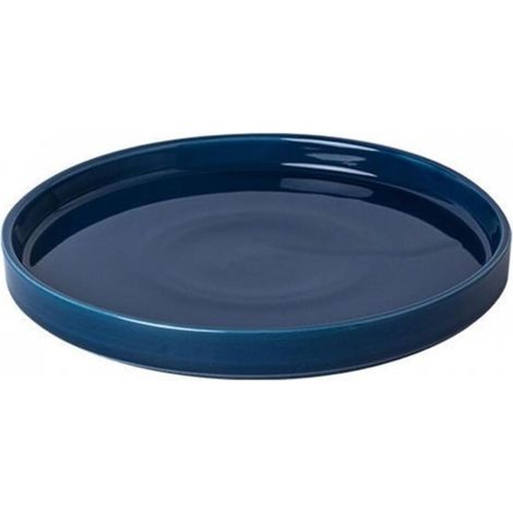 Plateau de pot de fleurs en céramique bleu de diamètre extérieur 13,8 cm adapté au bac de drainage des fleurs d'intérieur et d'extérieur 1 (1/5)