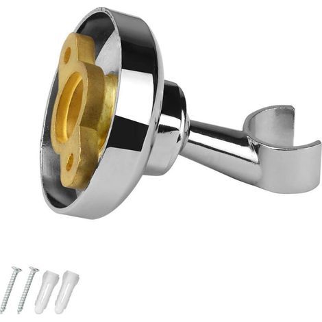 Duschhalterung, Duschkopfhalterung, Duschkopfhalterung aus Zinklegierung, 360° verstellbar (1/4)