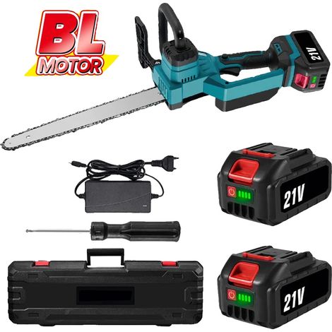 Scie Électrique, Moteur Sans Balais, Performance de Coupe Efficace, 2xBatterie (1/2)