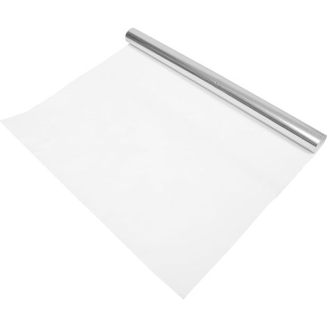 Autocollant Mural Miroir En Pet 50 X 200 Cm Sans Déformation Facile À Appliquer Décoration D'intérieur (1/5)