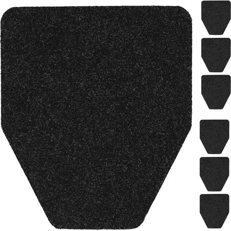 Lot de 6 Tapis D'Urinoir pour Homme - Tapis de Sol pour Urinoir - Tapis de Salle de Bain - Jetables - Envers en Caoutchouc Antidérapant - Lavable (1/5)
