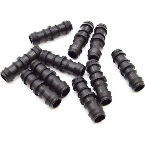 Pack de 50 Enlaces para Riego por Goteo de 20mm  Conector Recto para Tubería y Manguera de Riego  Unión Segura y Resistente