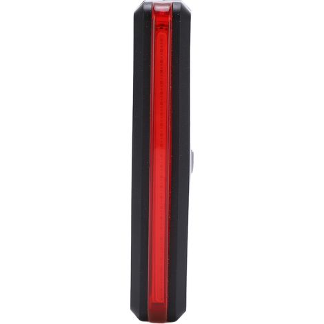 Feu arrière vélo ligne unique, lumière cycliste arrière 500mAh rechargeable USB pour sécurité nuit (1/5)
