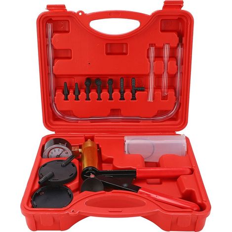 Kit de Purge de Frein Manuel avec Pompe à Vide pour Voiture et Moto - Testeur de Purgeur de Liquide de Frein (1/5)