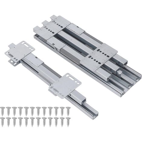 1 Kit Rail de Tiroir 60kg Charge Amortisseur Guide Coulissant Damping Quincaillerie pour Maison (1/5)