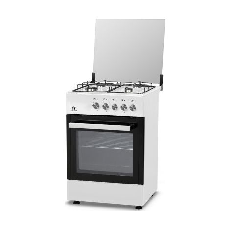 Cucina Staylux 4 Fuochi Forno a gas 60x60 Cm LF66GG-40F WHITE (1/4)