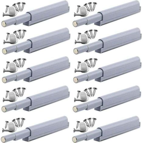 Magnetische Druckverschlussriegel – Magnetische Türverschlüsse, leicht zu öffnen (10 Stück) (1/5)