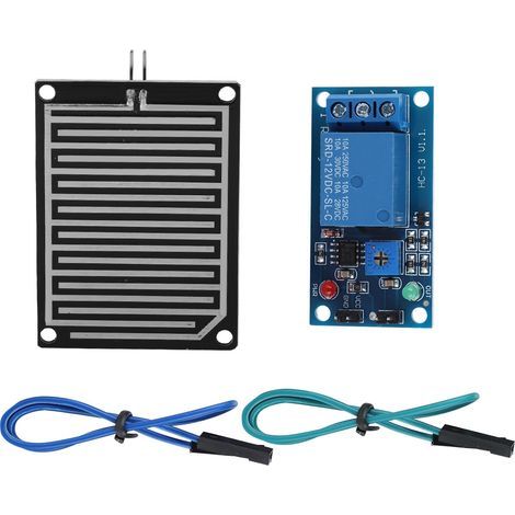 Capteur de Pluie 12V avec Module Relais pour Détection de Gouttes d'Eau (1/5)