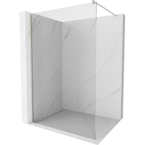 Mexen Kioto paroi de douche Walk-in 60 x 200 cm, transparente 8 mm, nickel brossé - 800-060-101-97-00 (1/5)