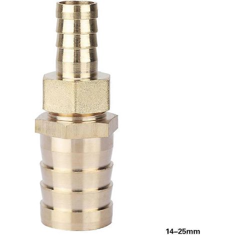 Reduziermuffe aus Messing mit Widerhaken, Innengewinde-Rohrverschraubungsadapter (14-25 mm)