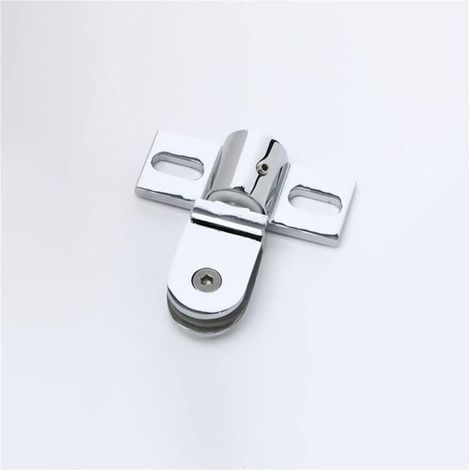 Hinge Bracket for Glass Bathroom Door, Revolving Door, Stainless Steel Glass Showcase (1/5)