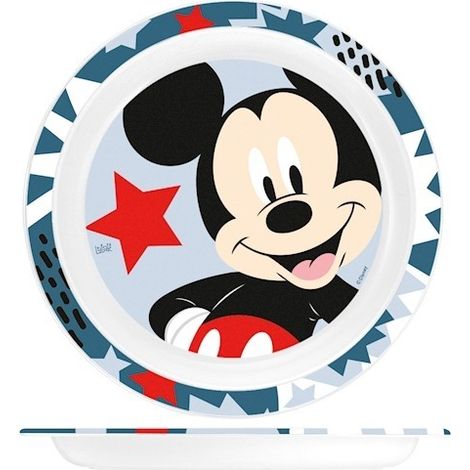 Plato plano Disney Mickey Icon 21 cm en SAN decorado