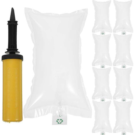 jeu de coussins d'air gonflables pour emballage, pour la livraison et le transport de marchandises.-15X25CM-White
