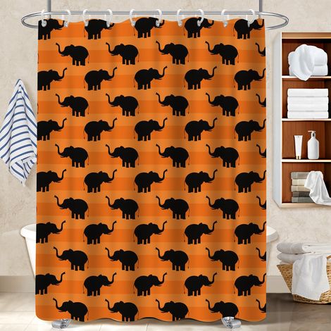 Rideau polyester pour douche 180x180 séchage rapide protection douche pour les fêtes de fin d’année (1/5)