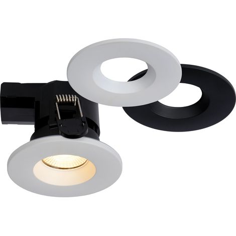 Spot encastré Lucide Binky LED 6,5W 3000K noir IP65 (1/5)