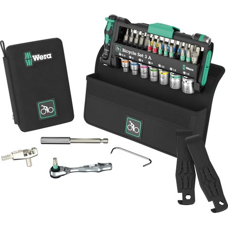 Wera Set da bicicletta 3 A, 40 pezzi