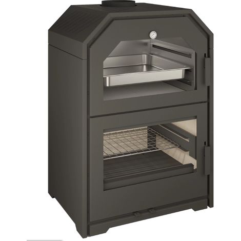 BRICOSOL CHIMENEAS METÁLICAS CON HORNO FERLUX MODELO FORNO 60 VISTO (1/3)