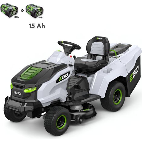 Tracteur de tonte électrique EGO, Pack 15Ah avec chargeur mural 1600W, Coupe mulching 98 cm - TR3801E-B (1/5)