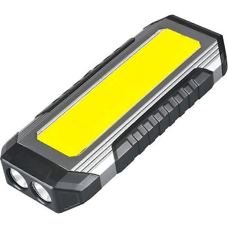 COB-LED-Arbeitsleuchte, USB-wiederaufladbar, magnetischer Sockel, Campinglaterne, Taschenlampe