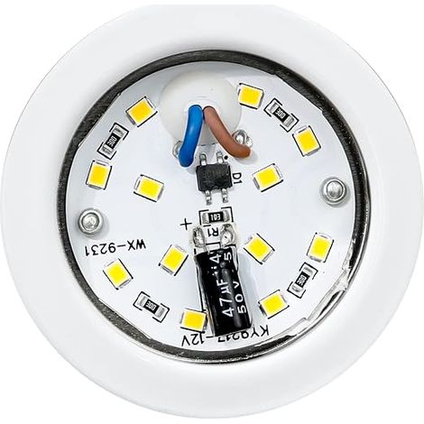 LED Spot 12V Encastrable, Spot LED Encastrable 12V Dimmable 3,5W 3000K blanc 300LM Extra Plat, encastré lampe plafonnier Lumières pour meuble Camping-Car Caravane Bateau Salon (1/4)
