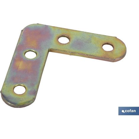 COFAN 4 uds. escuadra plana 60 mm venta unitaria , Escuadra Plana (1/2)