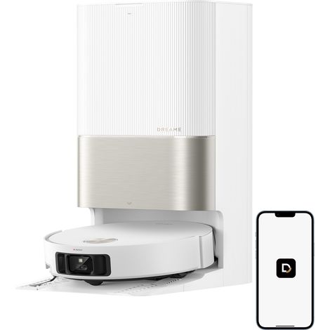 [PRODUIT RECONDITIONNÉ] DREAME X50 Ultra Complete Robot Aspirateur avec Station, Blanc, 20000 Pa, 6 cm d'Escalade, Nettoyage À 80°C, 70-79 % neuve B3