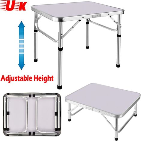 Portable Folding Camping Table Aluminium Carry BBQ Desk Kitchen Outdoor Picnic (1/5)