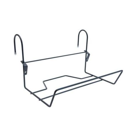 Support per fioriera con gancio in ferro rotondo 35x18cm antracite - Louis Moulin