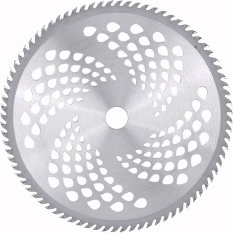 10-Zoll-Hartmetall-Freischneiderblatt für Rasentrimmer, 3-teiliges Freischneiderblatt-Set, Rasentrimmerblatt, Kreissägeblatt, 40T, 60T, 80T Freischneiderblatt (1/4)