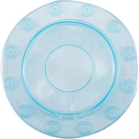 Couvercle de trop-plein pour baignoire, bain plus chaud et relaxant, joint à ventouses, bouchon de vidange pour baignoire, couvercle de trop-plein pour baignoire-blue