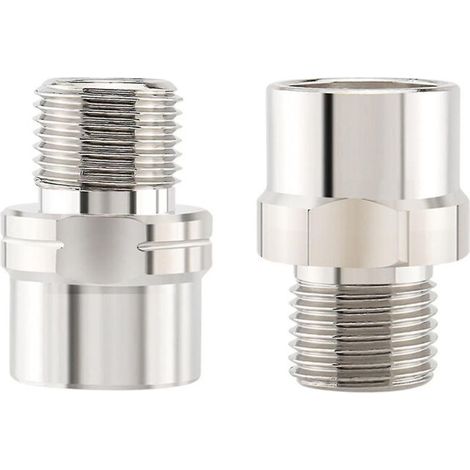Rallonges d'axe de pédales de vélo en acier chrome-molybdène, cadeau idéal pour les passionnés de cyclisme, argent (1/4)