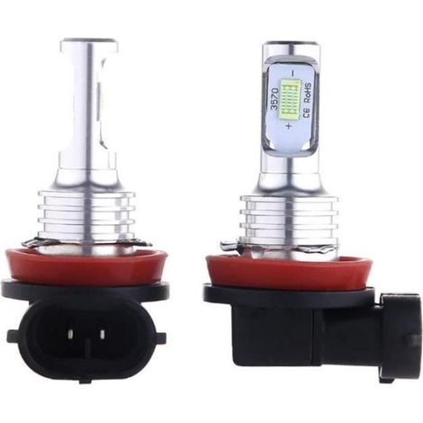 Ampoule Led - H8 H11 - 35 W - 4000 Lm - Température De Couleur 6000 K - Kit De 2 Pièces (1/4)
