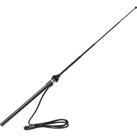 HEYNER® Teleskopantenne Aerial Teleskop PRO Autoantenne Stabantenne FM/AM-Antenne Universal 12V passend für Mercedes-Benz VW Audi BMW Opel etc.