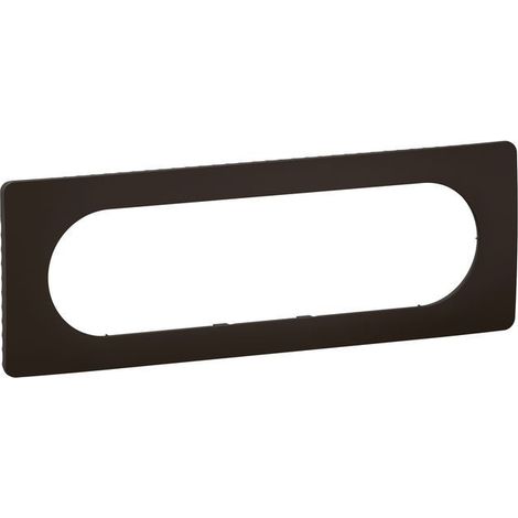 Plaque de finition 6 à 8 modules - Céliane 2024 - CP0111 - Legrand - Noir mat (1/2)